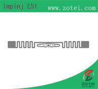 UHF RFID tag:Impinj E51